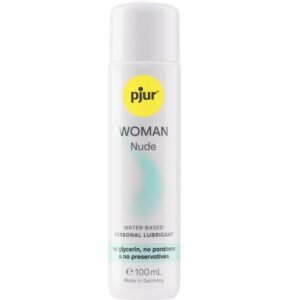 Pjur Woman Nude — Water-Based Lubricant, 100 ml, Glycerin-Free — Lubes