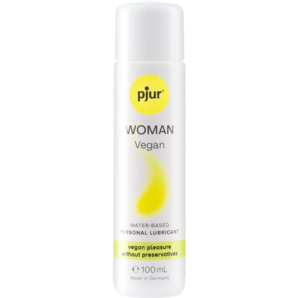 Pjur Woman Vegan — Water-Based Lubricant, 100 ml, Glycerin-Free — Lubes