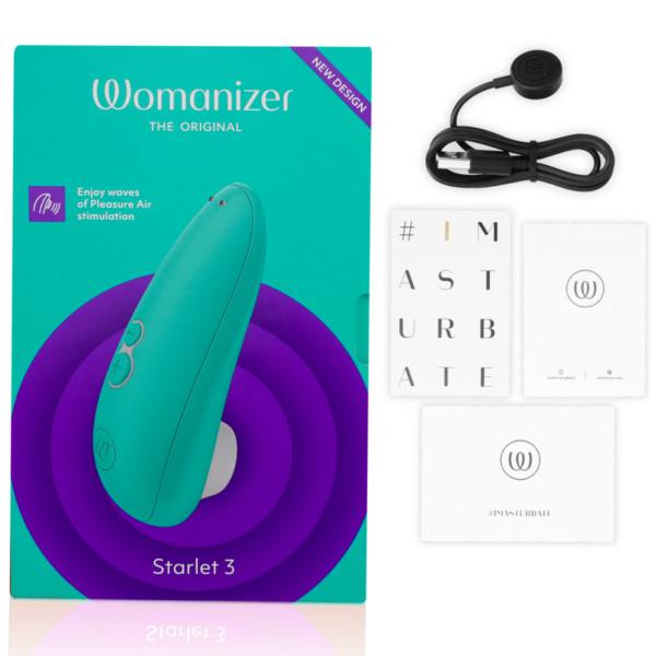 Womanizer Starlet 3 — Air Pulse Stimulator, Waterproof, Turquoise — Clitoral Stimulators — view 6