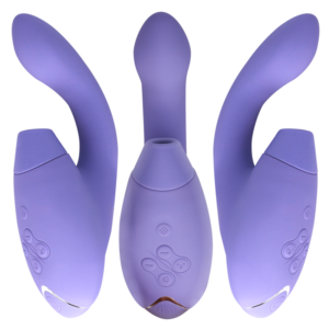 Womanizer Duo 2 — Rabbit Vibrator, Waterproof, Lilac — Air Pulse Vibrators — view 2