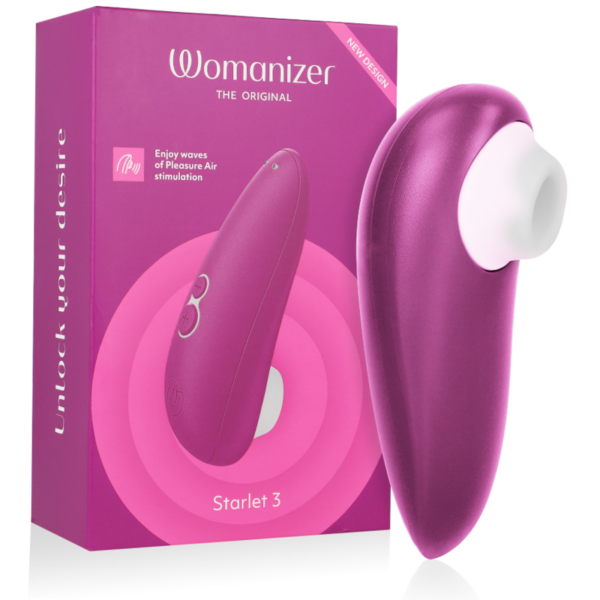 Womanizer Starlet 3 — Air Pulse Stimulator, Waterproof, Violet — Clitoral Stimulators