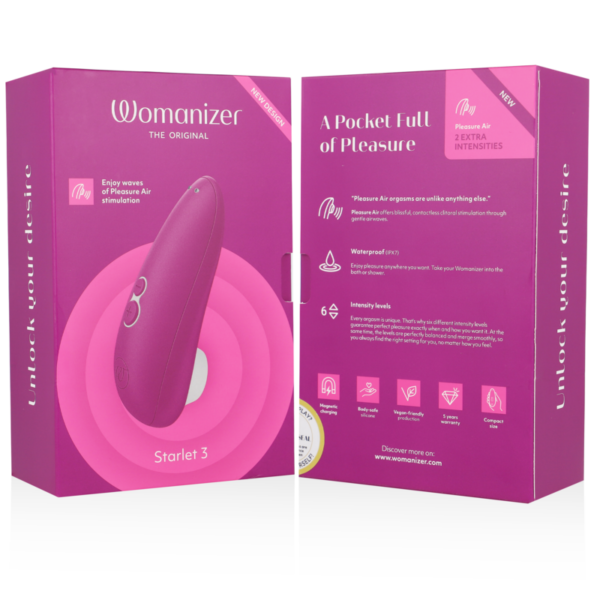 Womanizer Starlet 3 — Air Pulse Stimulator, Waterproof, Violet — Clitoral Stimulators — view 7