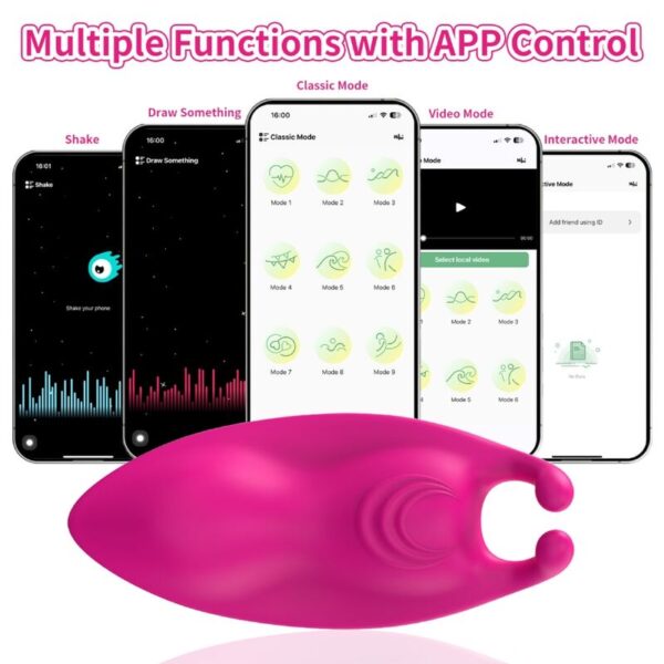 Armony Honeybee — Panty Vibrator, App-Controlled, Fuchsia — Clitoral Stimulators — view 5