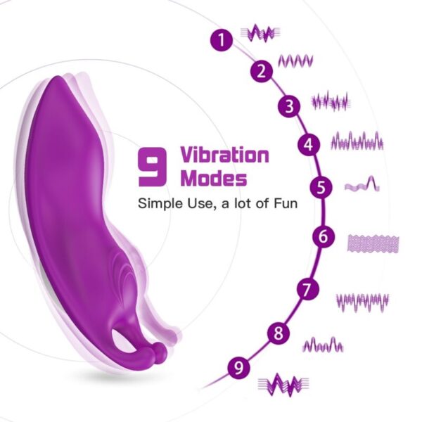 Armony Honeybee — Panty Vibrator, Remote Control, Purple — Clitoral Stimulators — view 2
