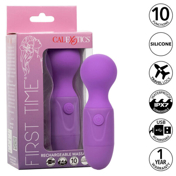 CalExotics First Time — Personal Massager, Rechargeable, Purple — Vibrators — view 9