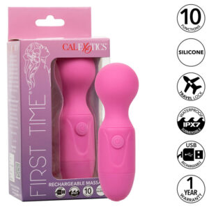 CalExotics First Time — Personal Massager, Rechargeable, Pink — Vibrators — view 2