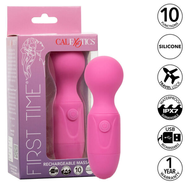 CalExotics First Time — Personal Massager, Rechargeable, Pink — Vibrators — view 2