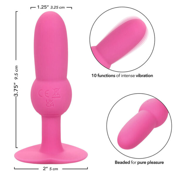 CalExotics First Time Beaded Probe — Anal Vibrator, Pink — view 10