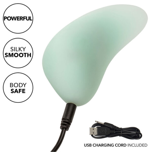CalExotics Pacifica Bali — Vibrator, Rechargeable, Aqua — Clitoral Stimulators — view 8