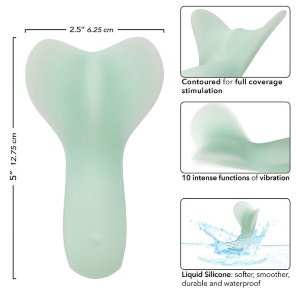 CalExotics Pacifica Tahiti — Personal Massager, Waterproof, Aqua — Clitoral Stimulators — view 8