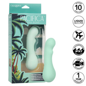 CalExotics Pacifica Bora Bora — G-Spot Vibrator, Waterproof, Aqua — G-Spot Vibrators — view 2