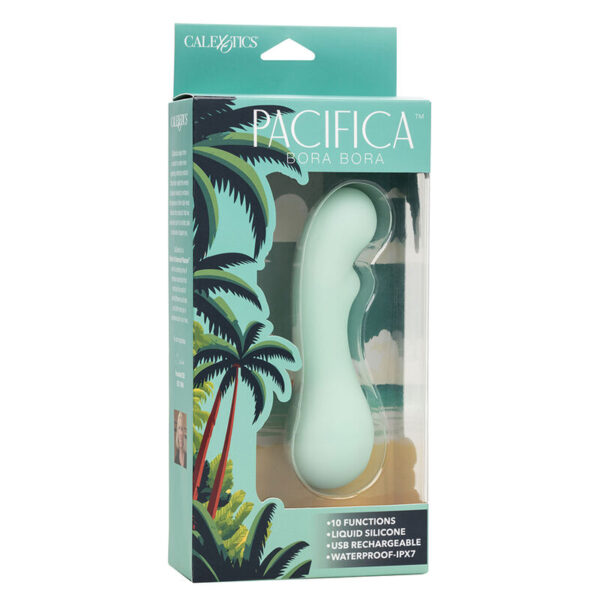 CalExotics Pacifica Bora Bora — G-Spot Vibrator, Waterproof, Aqua — G-Spot Vibrators — view 5