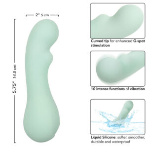 CalExotics Pacifica Bora Bora — G-Spot Vibrator, Waterproof, Aqua — G-Spot Vibrators — view 4