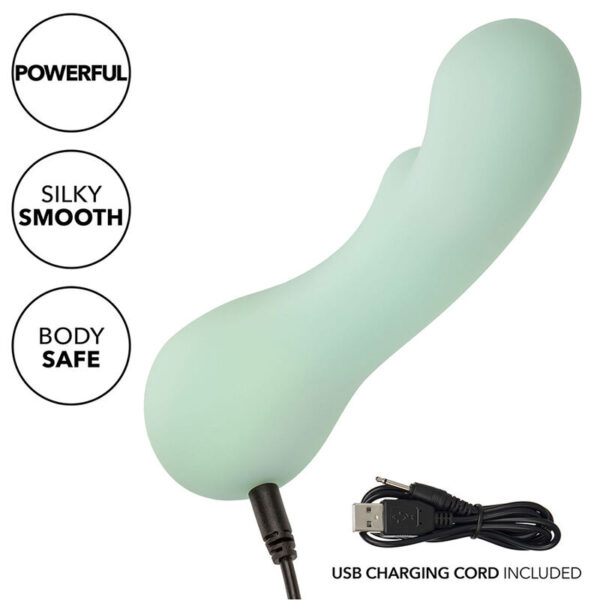 CalExotics Pacifica Bora Bora — G-Spot Vibrator, Waterproof, Aqua — G-Spot Vibrators — view 3
