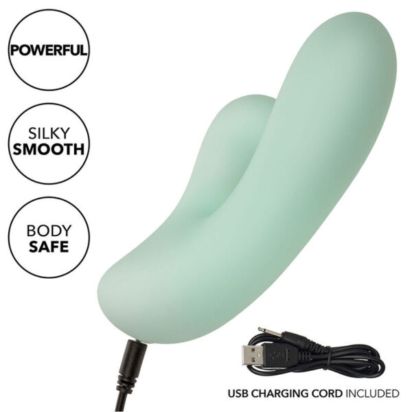 CalExotics Pacifica Fiji — G-Spot Vibrator, Waterproof, Aqua — G-Spot Vibrators — view 9