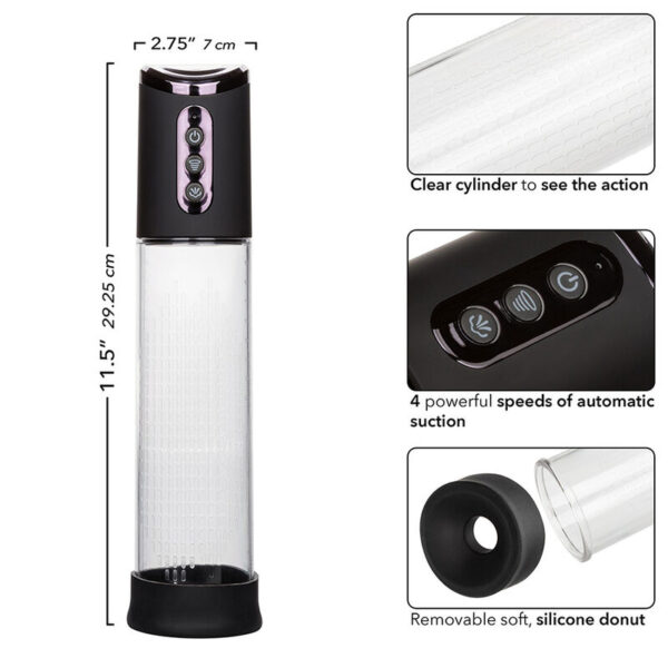 CalExotics Peak — Penis Pump, Rechargeable, Black — Penis Pumps — view 8