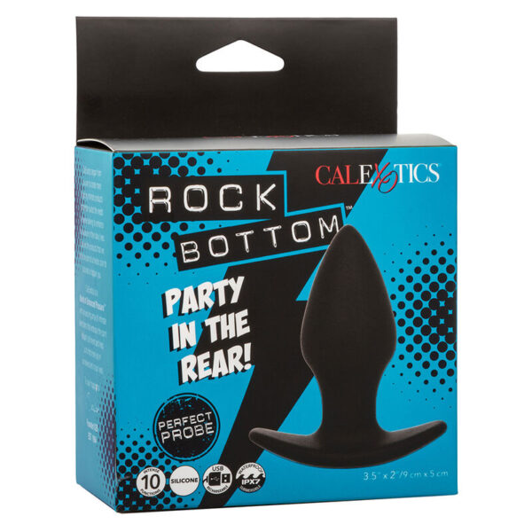 CalExotics Rock Bottom Perfect — Vibrating Butt Plug — Anal — view 8