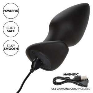 CalExotics Rock Bottom Perfect — Vibrating Butt Plug — Anal — view 3