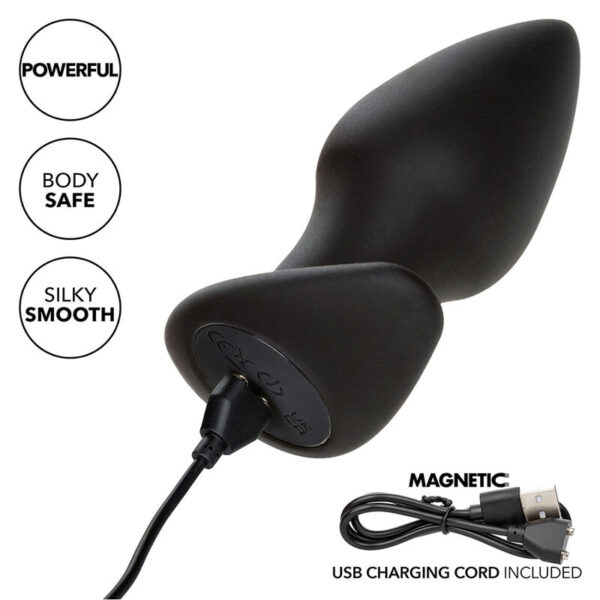 CalExotics Rock Bottom Perfect — Vibrating Butt Plug — Anal — view 3
