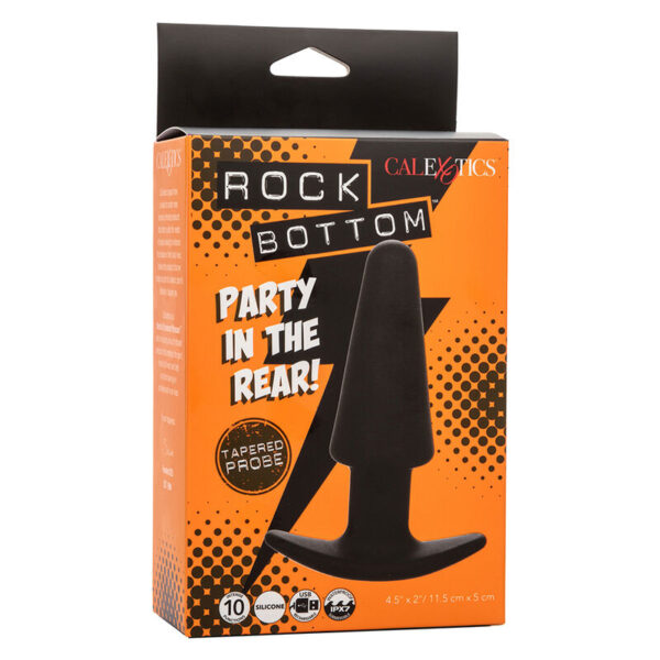 CalExotics Rock Bottom Tapered — Vibrating Butt Plug — Anal — view 2