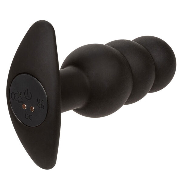 CalExotics Rock Bottom Beaded — Vibrating Butt Plug, Rechargeable — Anal — view 8