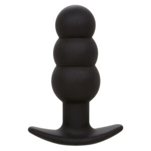 CalExotics Rock Bottom Beaded — Vibrating Butt Plug, Rechargeable — Anal