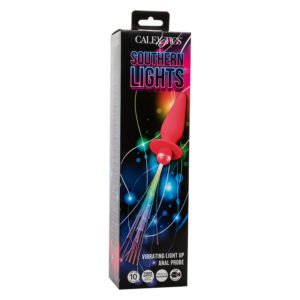 CalExotics Southern Lights — Vibrating Butt Plug, Pink — Anal — view 2