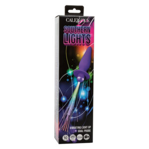 CalExotics Southern Lights — Vibrating Butt Plug, Purple — Anal — view 3