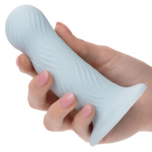 CalExotics Wave Rider Foam — Anal Dildo, Suction Cup, Blue — Anal Dildos