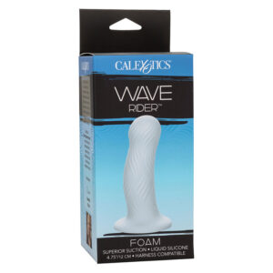 CalExotics Wave Rider Foam — Anal Dildo, Suction Cup, Blue — Anal Dildos — view 3