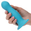 CalExotics Wave Rider Swell — Anal Dildo, Suction Cup, Blue — Anal Dildos