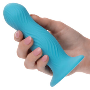 CalExotics Wave Rider Swell — Anal Dildo, Suction Cup, Blue — Anal Dildos