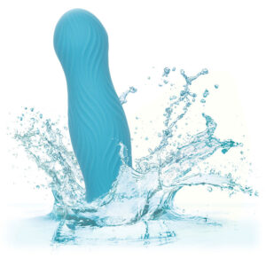 CalExotics Wave Rider Swell — Anal Dildo, Suction Cup, Blue — Anal Dildos — view 3