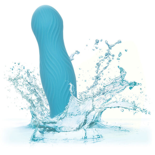CalExotics Wave Rider Swell — Anal Dildo, Suction Cup, Blue — Anal Dildos — view 3