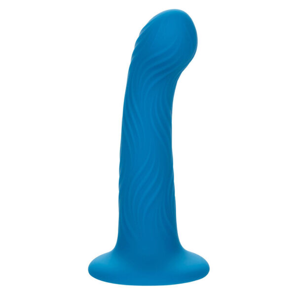 CalExotics Wave Rider Ripple — G-Spot Dildo, Suction Cup, Blue — G-Spot Dildos — view 8