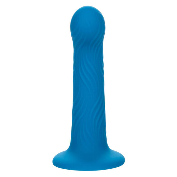 CalExotics Wave Rider Ripple — G-Spot Dildo, Suction Cup, Blue — G-Spot Dildos — view 7