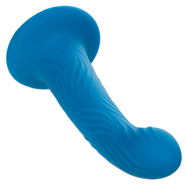 CalExotics Wave Rider Ripple — G-Spot Dildo, Suction Cup, Blue — G-Spot Dildos — view 6