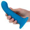 CalExotics Wave Rider Ripple — G-Spot Dildo, Suction Cup, Blue — G-Spot Dildos