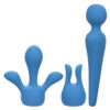 CalExotics Couture Body Wand Kit — Wand Massager, Blue — Vibrators