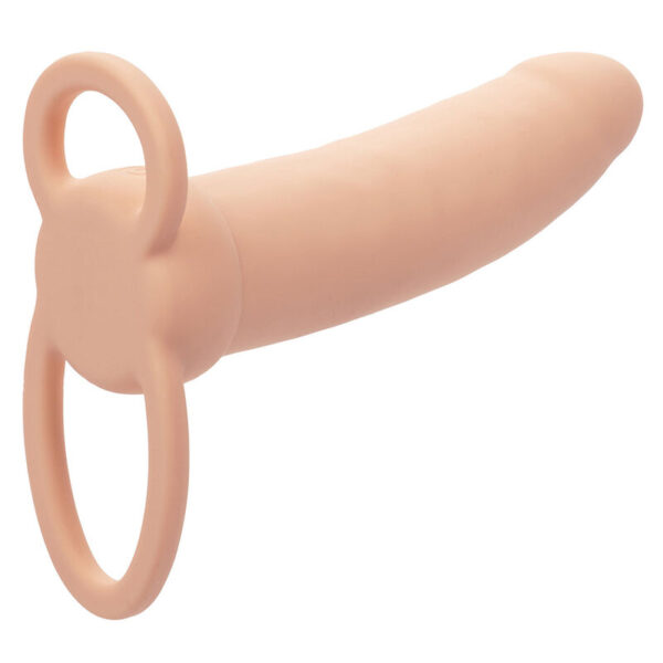 CalExotics Maxx Thick — Vibrating Cock Ring, Rechargeable, Flesh — Cock Rings — view 7