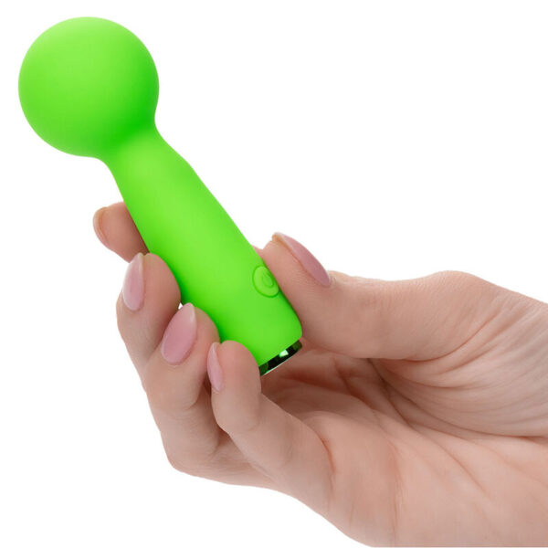 CalExotics Bubbly Vibe — Mini Vibrator, Rechargeable, Green — Handheld Massagers — view 5
