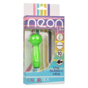 CalExotics Bubbly Vibe — Mini Vibrator, Rechargeable, Green — Handheld Massagers — view 4