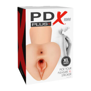 PDX Plus Pick Your Pleasure XL — Male Masturbator, Natural — Manual Strokers — view 3