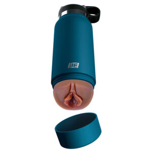 PDX Plus Fap Flask Model 1 — Male Masturbator, Brown — Manual Strokers