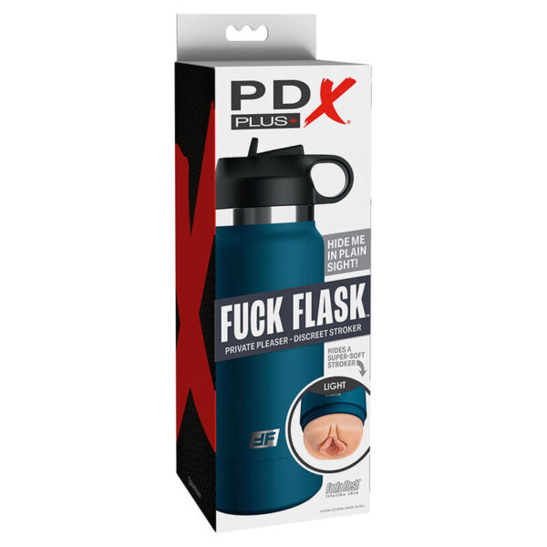 PDX Plus Fap Flask Model 1 — Male Masturbator, Natural — Manual Strokers — view 7