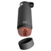 PDX Plus Fap Flask Model 2 — Male Masturbator, Brown — Manual Strokers