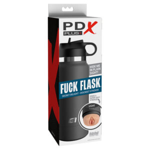 PDX Plus Fap Flask Model 2 — Male Masturbator, Natural — Manual Strokers — view 4