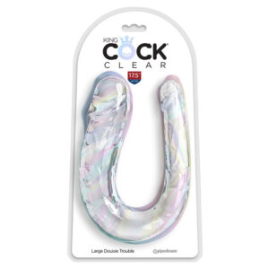 King Cock Clear — Double Dildo, 44 cm — Dildos — view 2