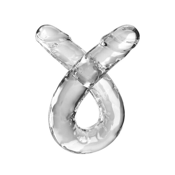 King Cock Clear — Double Dildo, 46 cm — Dildos