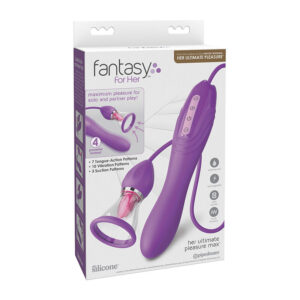 Fantasy for Her Ultimate Pleasure Max — Clit Sucker, Purple — Clitoral Stimulators — view 4